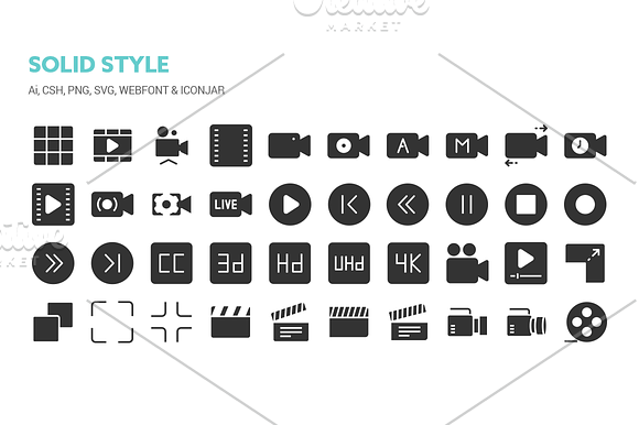 Photography and Video Icons in Icons - product preview 6