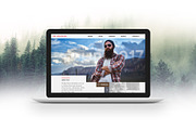 MacBook™ Mockup w/ Photo Background