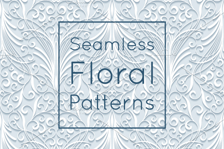 Seamless Floral Patterns in Patterns - product preview 8