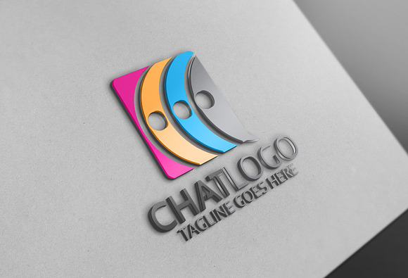 Chat logo in Logo Templates - product preview 1