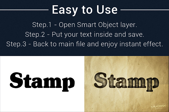 Stamp Ink Text Effects Style in Photoshop Layer Styles - product preview 4