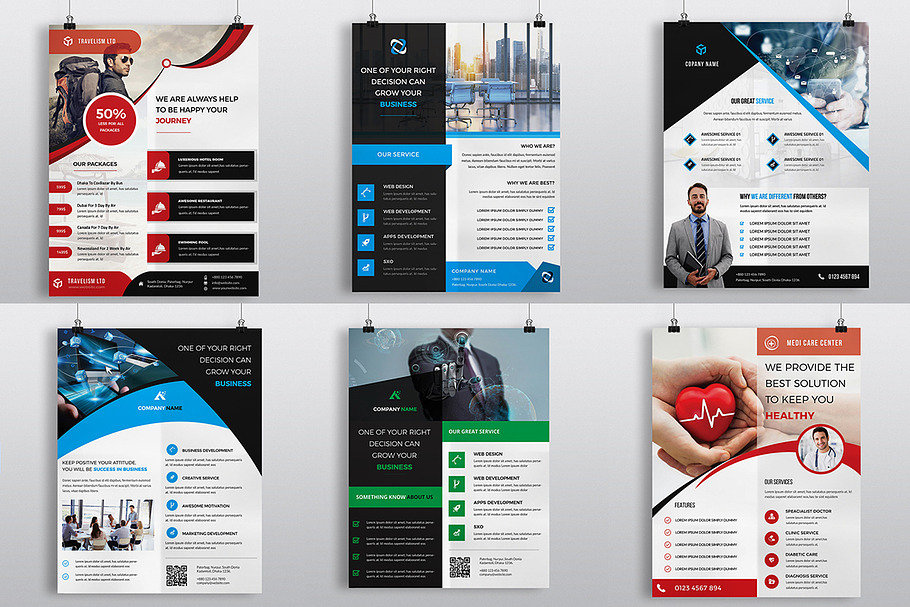 110+ Clean Business Flyers 98% Off