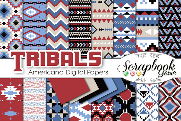Aztec Digital Papers - Americana