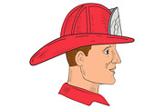 Fireman Firefighter Vintage Helmet 