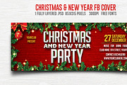 Christmas & New Year Party FB Cover