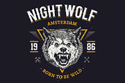 Night Wolf | Vector Print