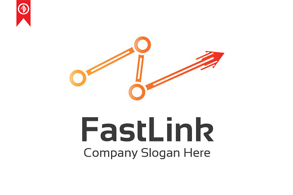 Network / Fast Link - Logo Template in Logo Templates - product preview 1