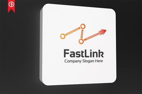 Network / Fast Link - Logo Template in Logo Templates - product preview 4