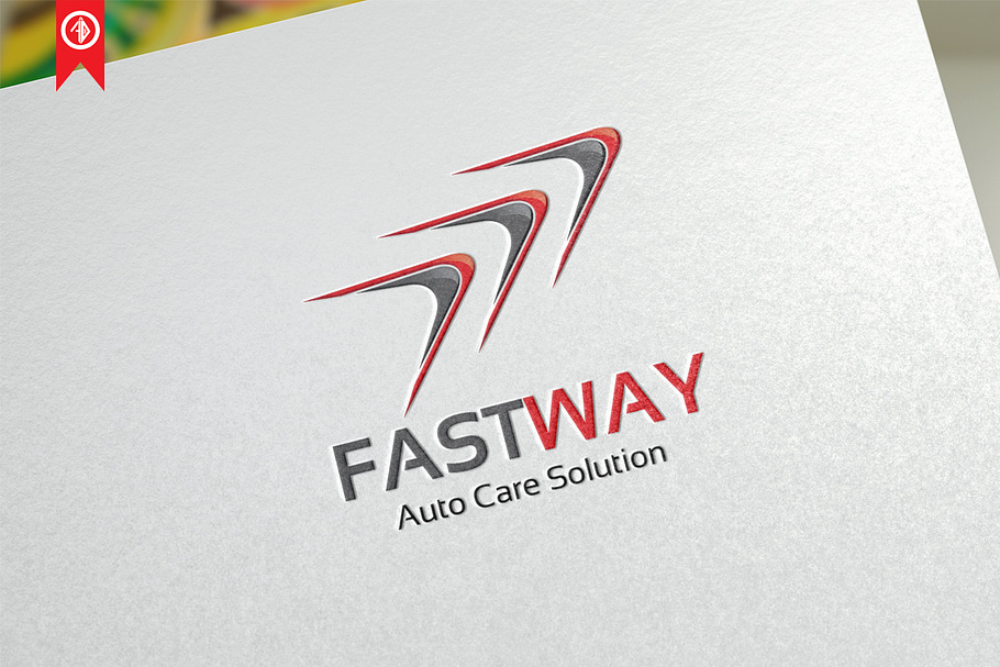 Autocare / Fast Way - Logo Template in Logo Templates - product preview 8