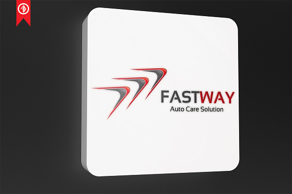 Autocare / Fast Way - Logo Template in Logo Templates - product preview 4