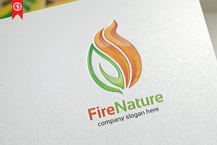 Fire Nature - Logo Template in Logo Templates - product preview 8