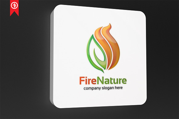 Fire Nature - Logo Template in Logo Templates - product preview 4