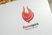Flame Spirit / Nature - Logo Templat