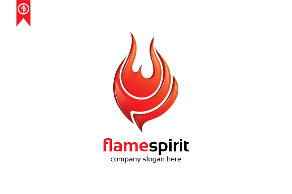 Flame Spirit / Nature - Logo Templat in Logo Templates - product preview 1