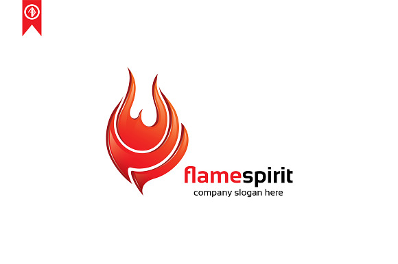 Flame Spirit / Nature - Logo Templat in Logo Templates - product preview 2