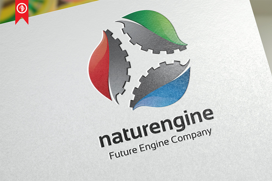 Nature Engine - Logo Template in Logo Templates - product preview 8