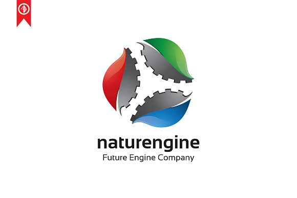 Nature Engine - Logo Template in Logo Templates - product preview 1