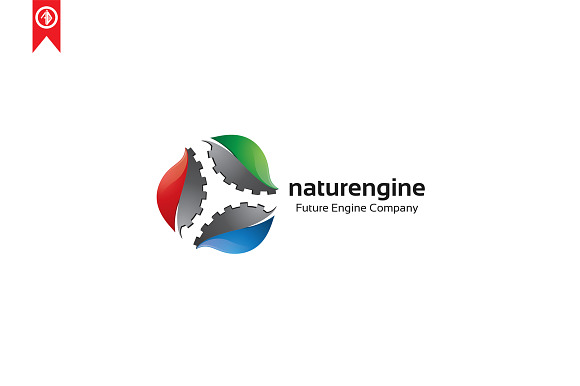 Nature Engine - Logo Template in Logo Templates - product preview 2