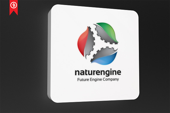 Nature Engine - Logo Template in Logo Templates - product preview 4