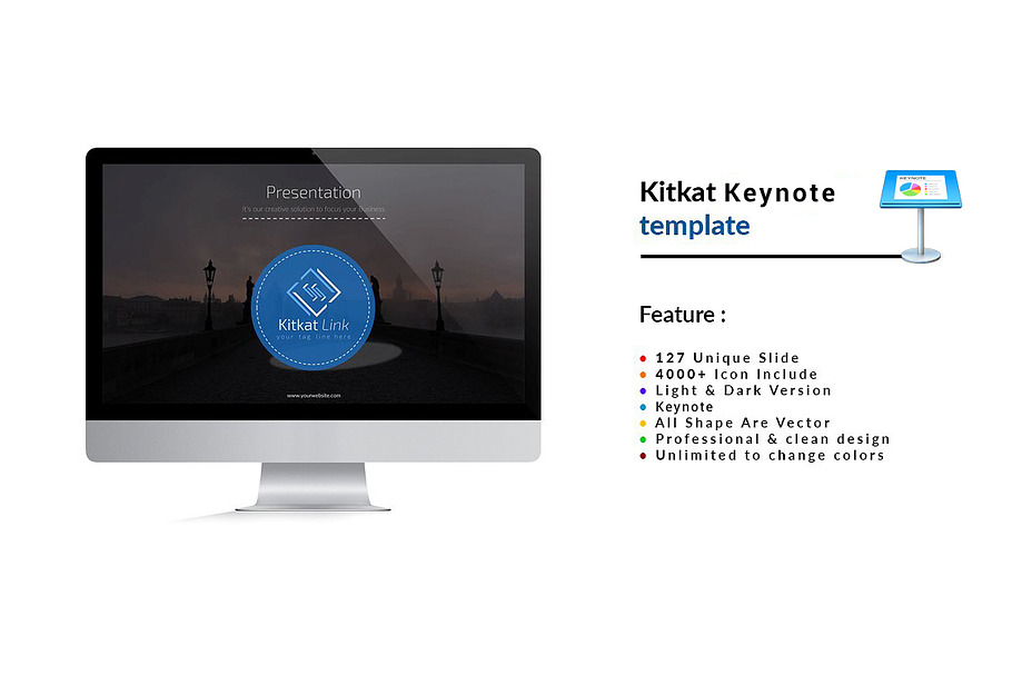 Kitkat Keynote Template in Keynote Templates - product preview 8