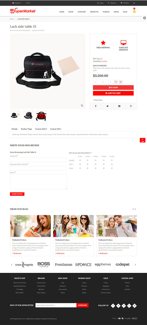 SuperMall Magento 1 & 2 Theme in Magento Themes - product preview 3