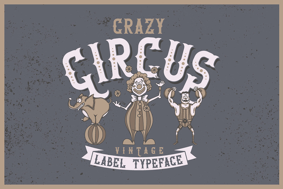 Crazy Circus typeface in Circus Fonts - product preview 8