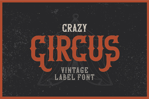 Crazy Circus typeface in Circus Fonts - product preview 2