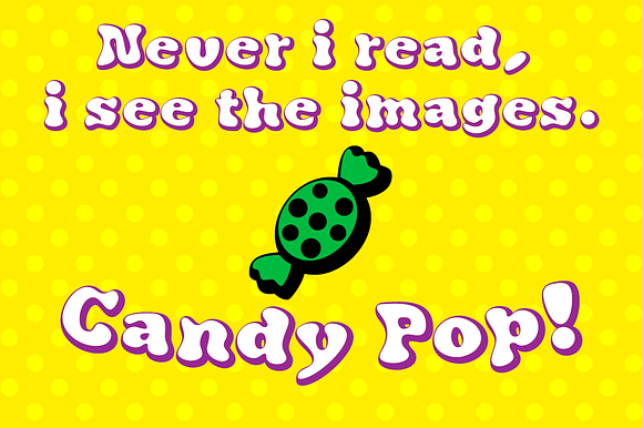 Candy Pop! bubble font in Display Fonts - product preview 3