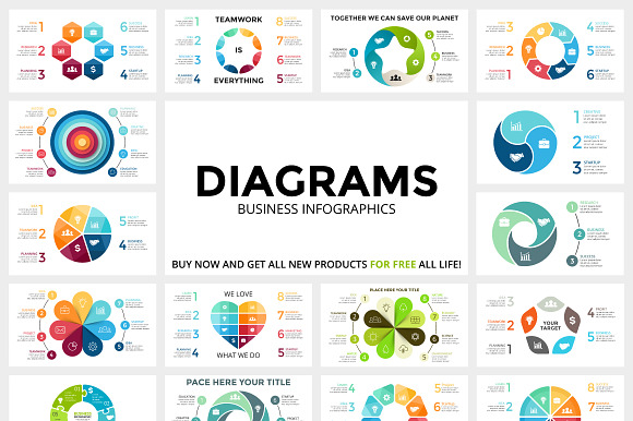 DIAGRAMS - Free Updates For Life in Keynote Templates - product preview 4