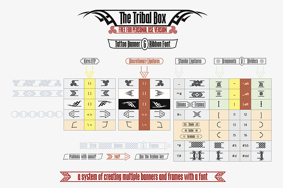 The Tribal Box -banner font- in Display Fonts - product preview 8