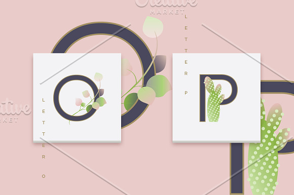 Spring alphabet letters in Symbol Fonts - product preview 15