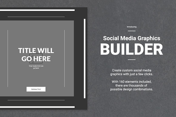 Social Media Graphics Builder in Social Media Templates - product preview 1
