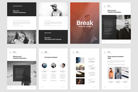 Rhino Vertical Keynote Template in Keynote Templates - product preview 4