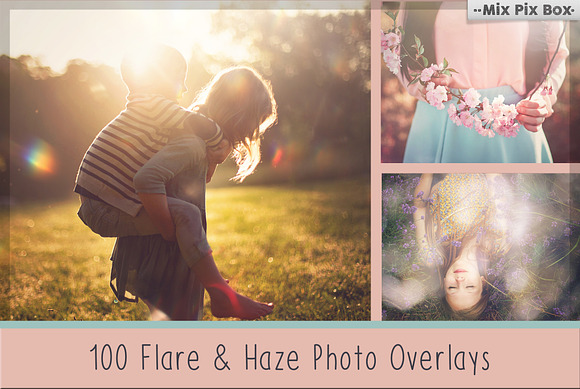 100 Sun Flare & Haze Overlays in Photoshop Layer Styles - product preview 2