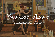 Buenos Aires - Handwritten Font
