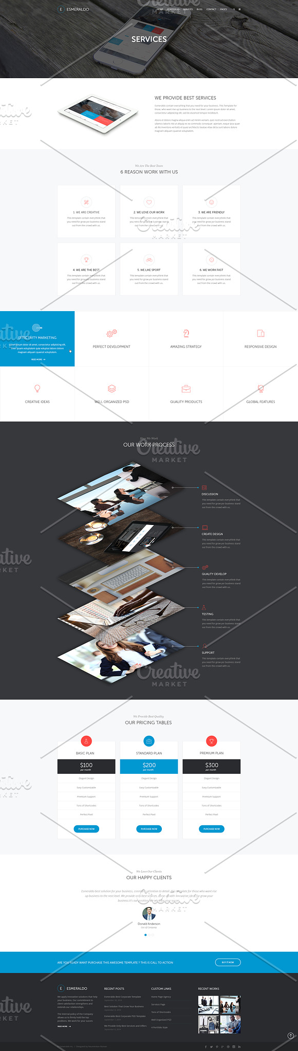 Esmeraldo - Corporate Template in Website Templates - product preview 2
