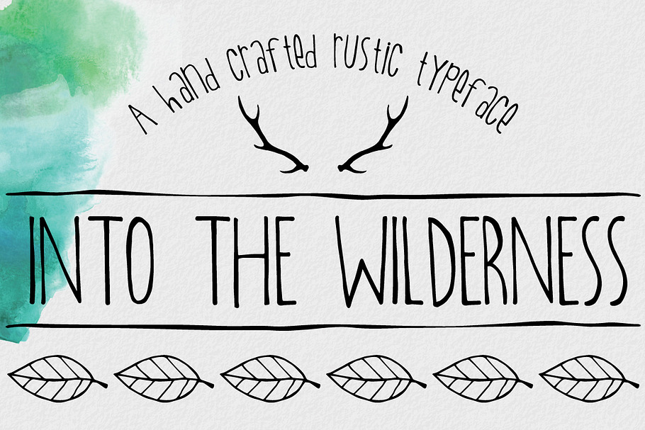 Into The Wilderness: An Organic Font