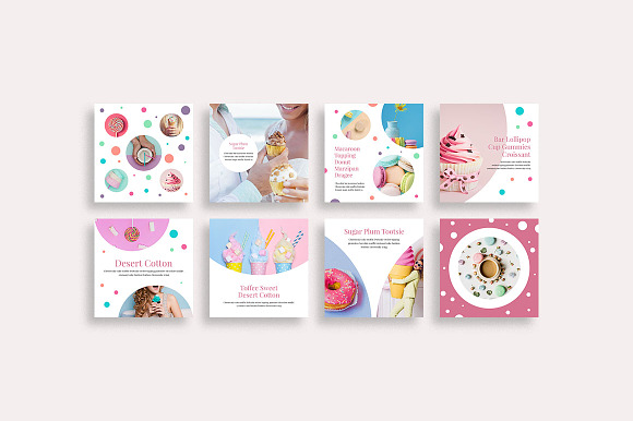 CupCake Social Media Pack in Instagram Templates - product preview 2