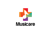 Color Music Cross Logo