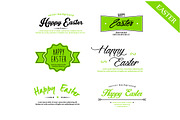 Easter set calligraphy
