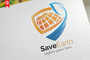 Save Earth - Logo Template