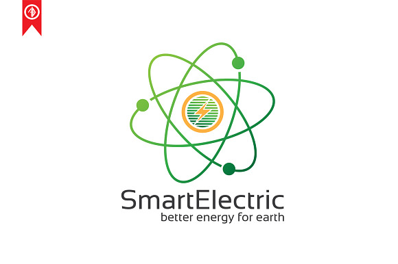 Smart Electric / Atom - Logo in Logo Templates - product preview 1