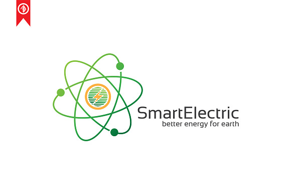 Smart Electric / Atom - Logo in Logo Templates - product preview 2