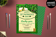 St Patrick Invitation Template