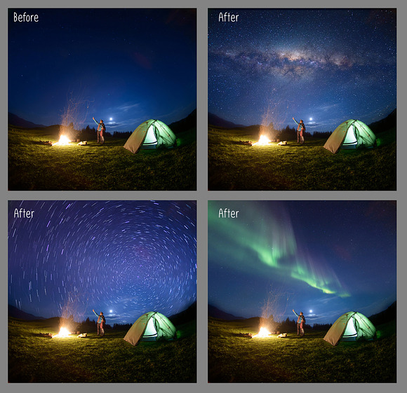 100 Night Sky Overlays in Photoshop Layer Styles - product preview 2