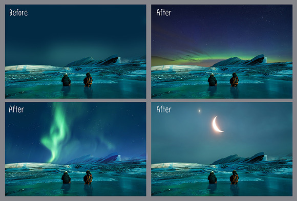100 Night Sky Overlays in Photoshop Layer Styles - product preview 3