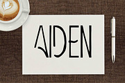 Aiden Art-Deco Font