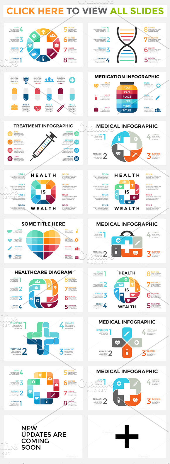 Medical Infographic. PPT KEY PSD EPS in Keynote Templates - product preview 1