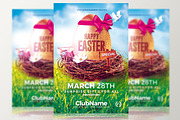 Happy Easter - Psd Flyer Template