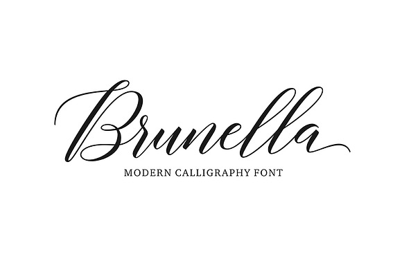 Brunella Script in Script Fonts - product preview 9